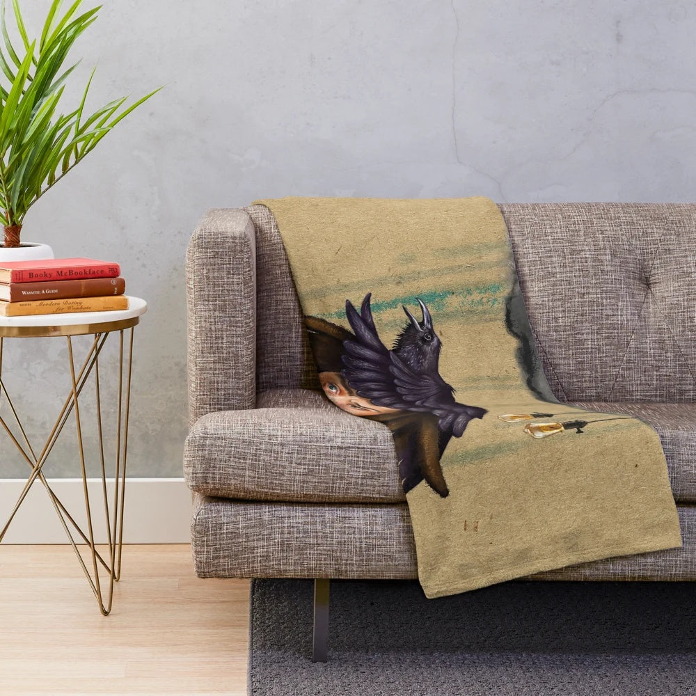 Plush cloud-themed blanket for cozy home decor