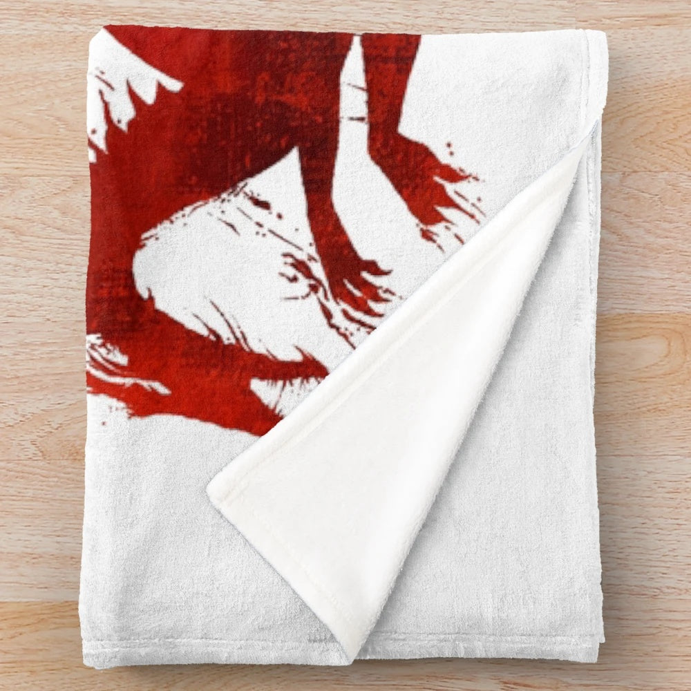 Plush dragon age origins blood dragon themed blanket