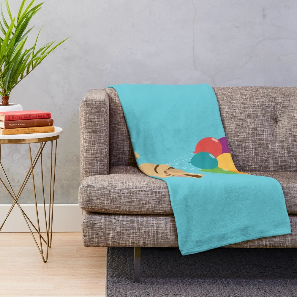 Dug the Dog Plush Balloons Blanket from Disney Pixar's Up