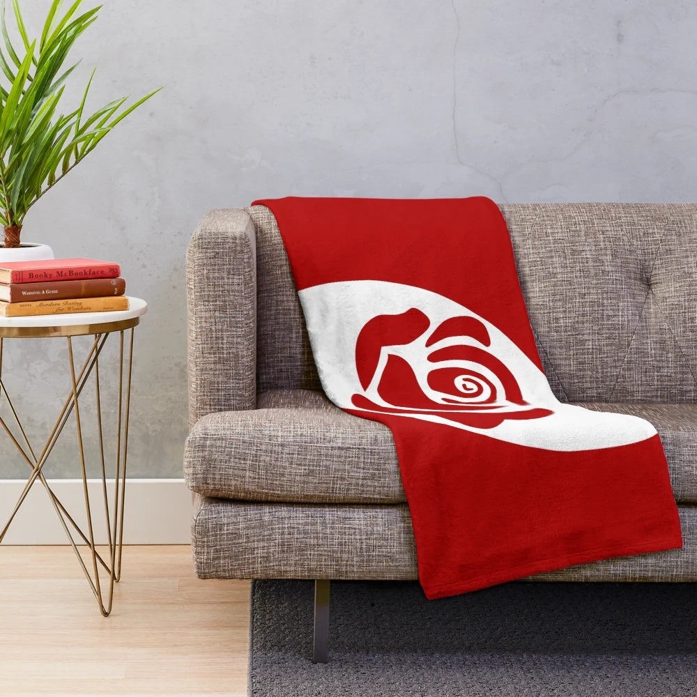Plush England Rugby Inspired Blanket