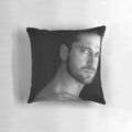 Soft and cozy pillow featuring the handsome and talented actor Gerard Butler