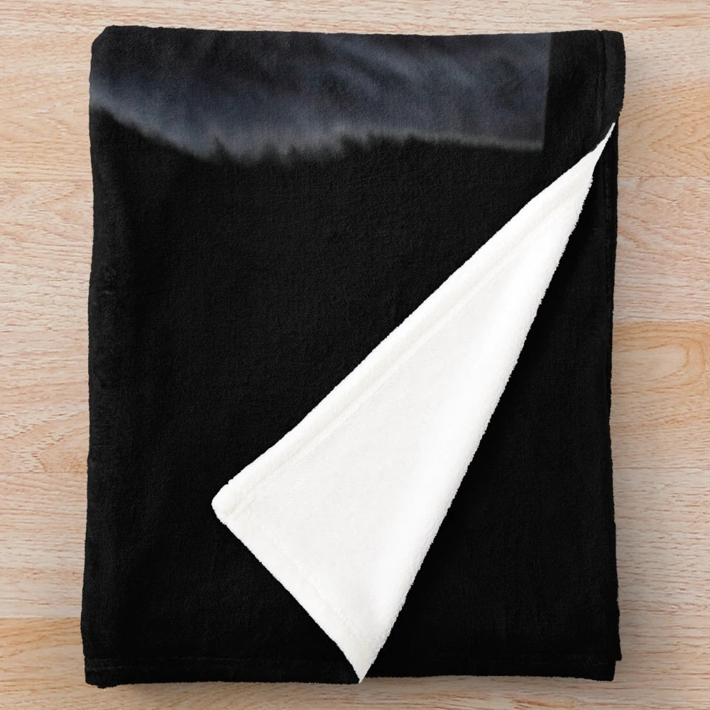 Black German Shepherd Plush Blanket