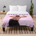 Soft and cozy Gibby-themed plush blanket for dorm rooms and college living