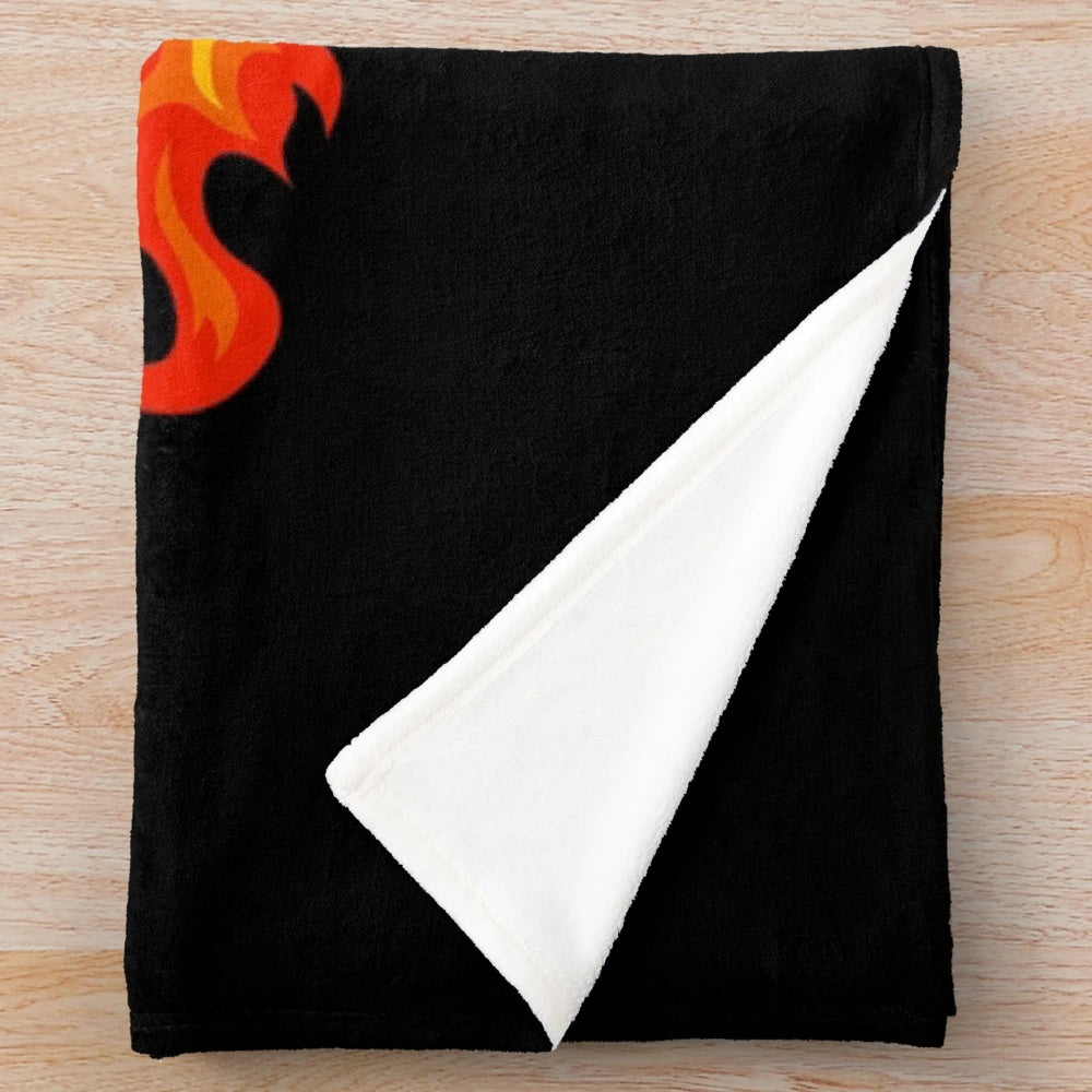 Plush blanket with a funny marketing manager graphic design