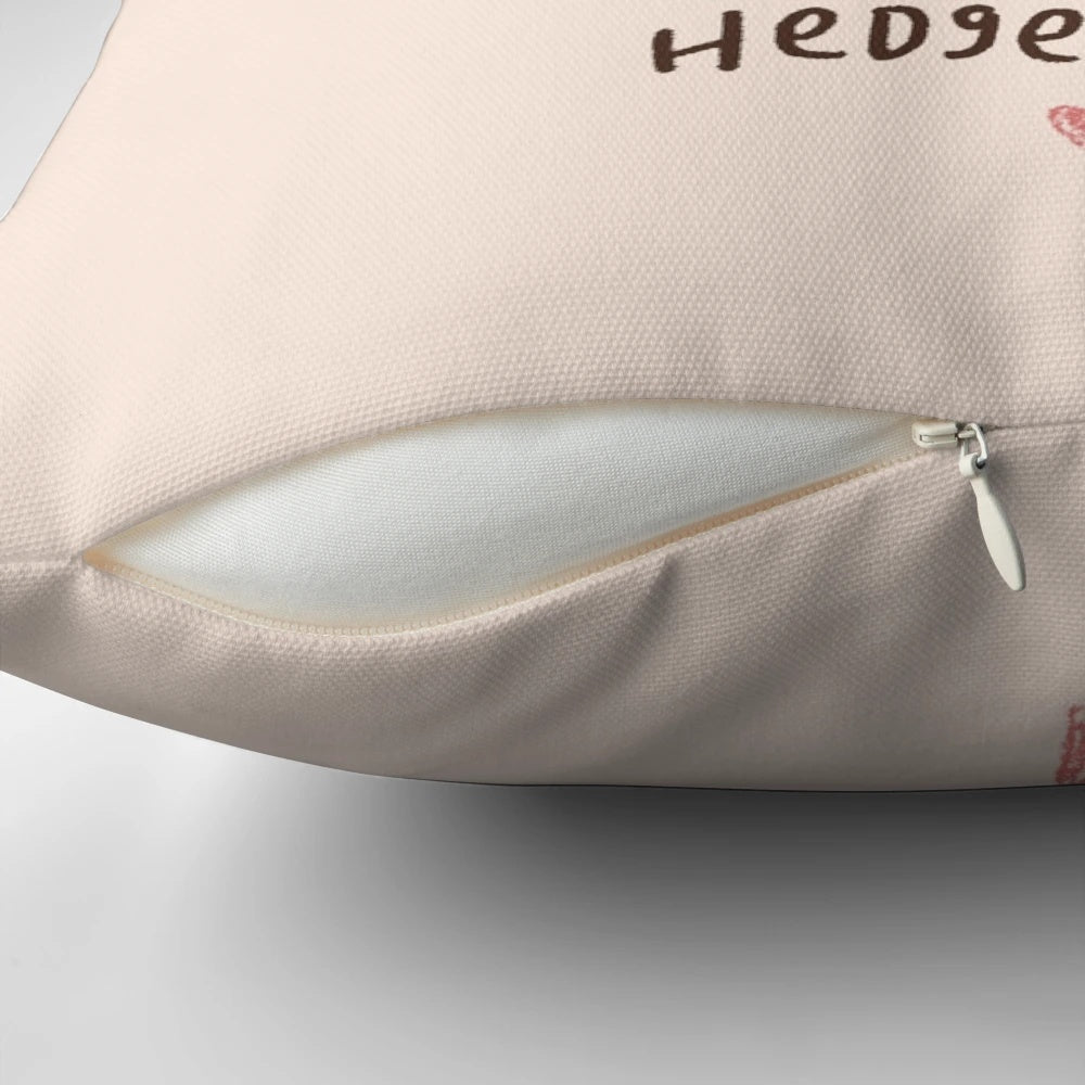 Adorable plush hedgehog pillow for cozy cuddles