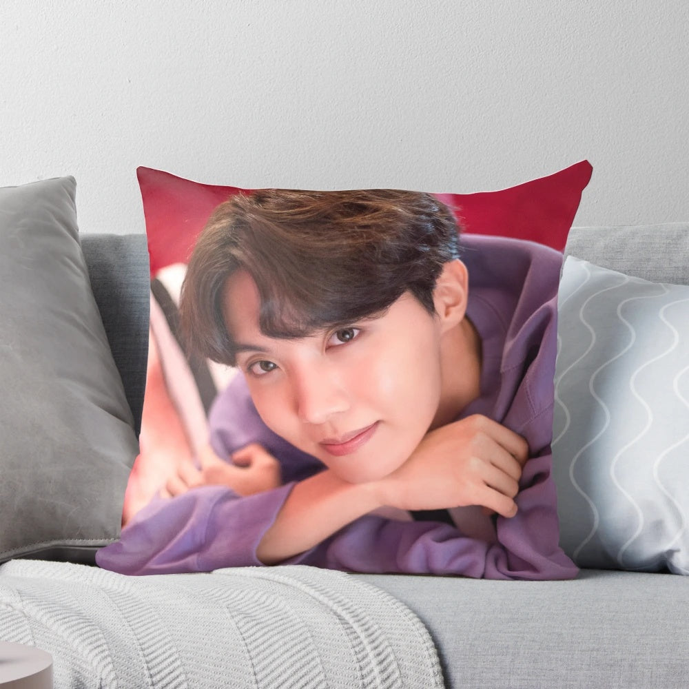 Soft, high-quality J-Hope inspired pillow for BTS/Kpop fans