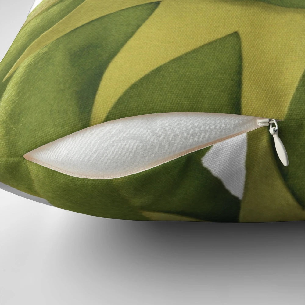 Soft, plush Kermit the Frog-themed decorative pillow for Muppets fans