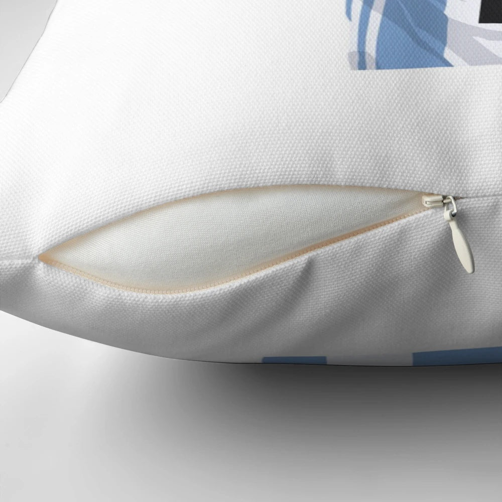 Soft, comfortable pillow featuring the image of legendary Argentine soccer player Lionel Messi