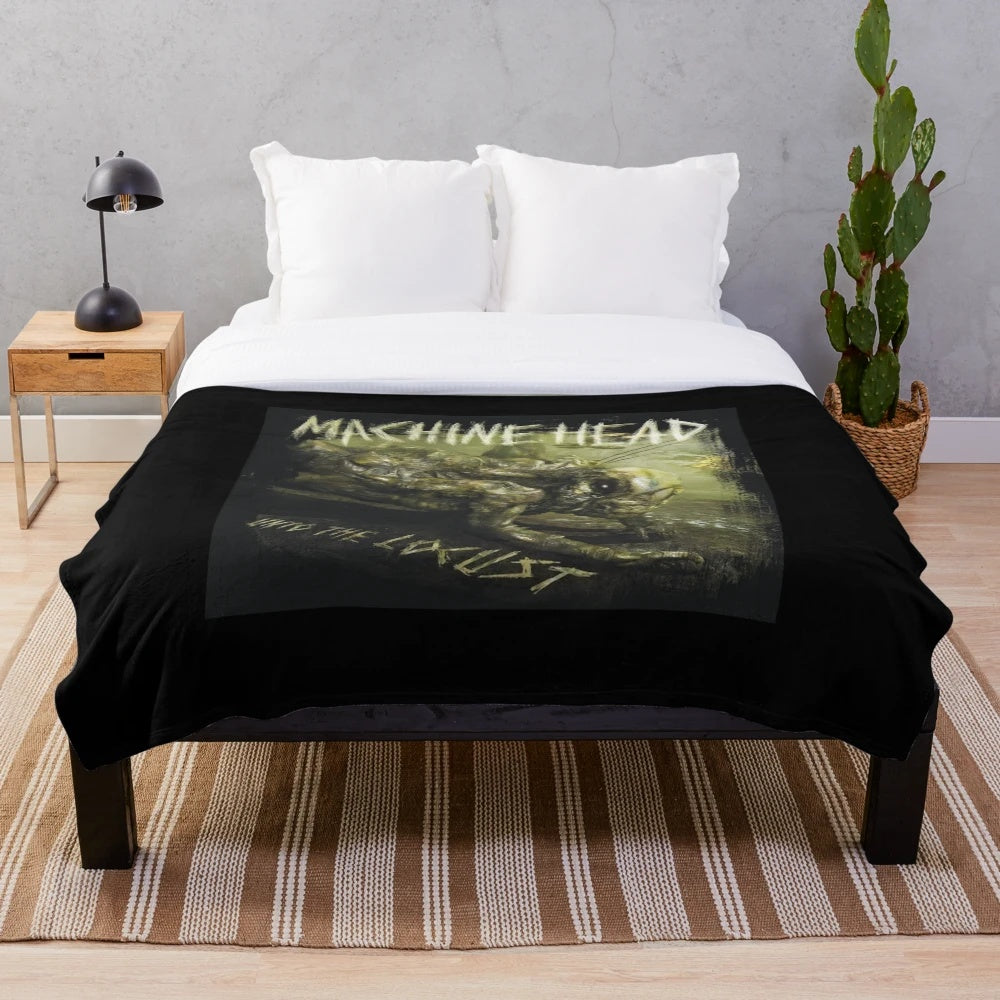 Machine Head Unto the Locust Album Plush Blanket
