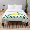 Masters Golf Plush Blanket with Tiger Woods and Augusta National