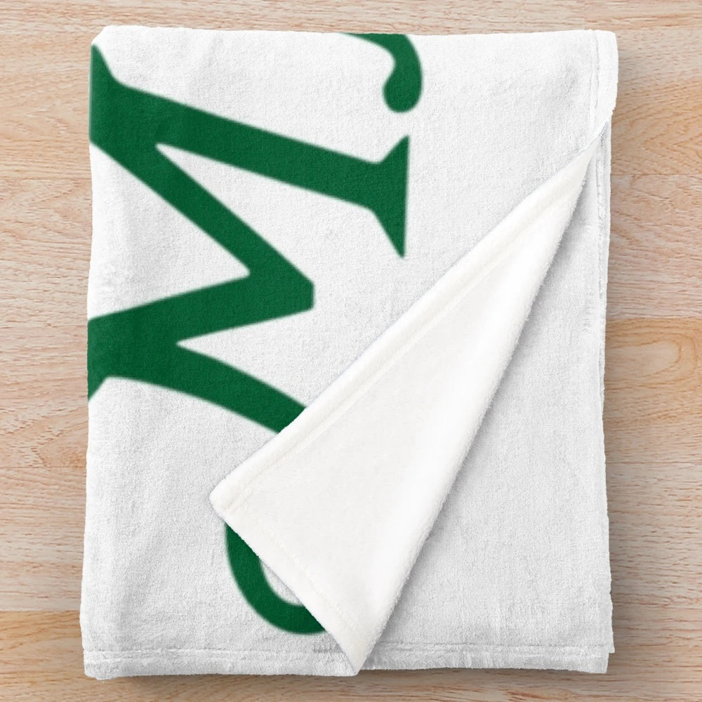 Masters Golf Plush Blanket with Tiger Woods and Augusta National