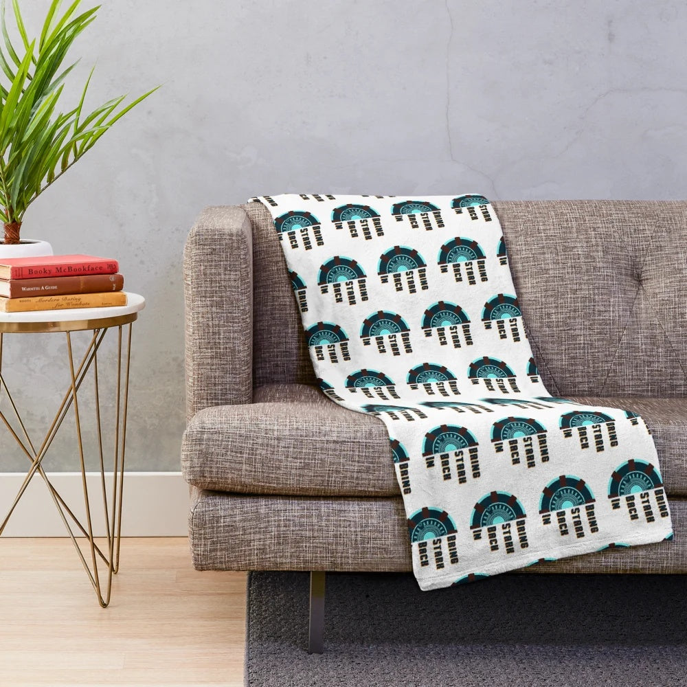 Plush blanket featuring a meme design honoring the Marvel character Tony Stark