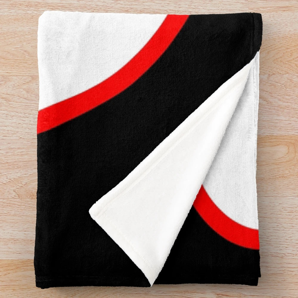 Plush nascar inspired blanket with number 3 design