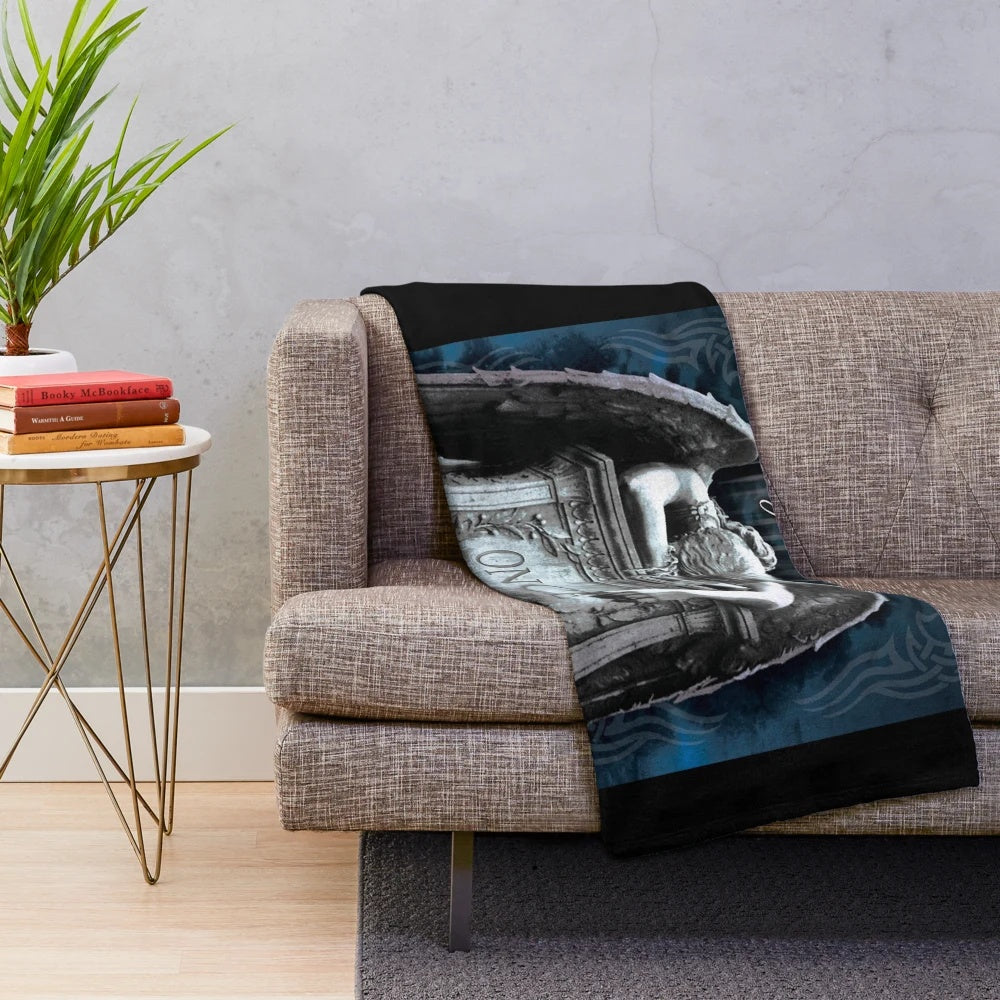 Plush Nightwish-inspired blanket with album artwork