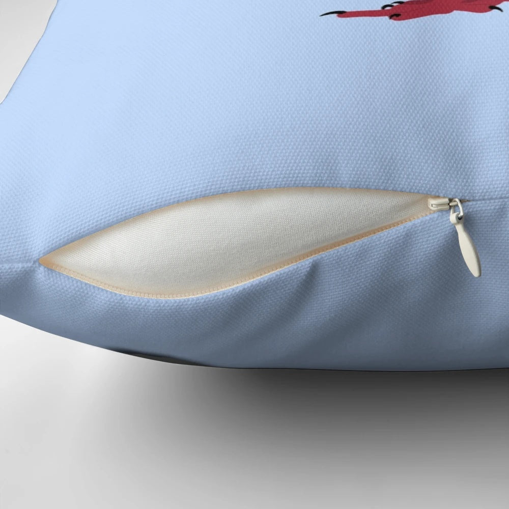 Soft, plush pigeon pillow with a crown design, perfect for adding a touch of whimsical charm to any room.