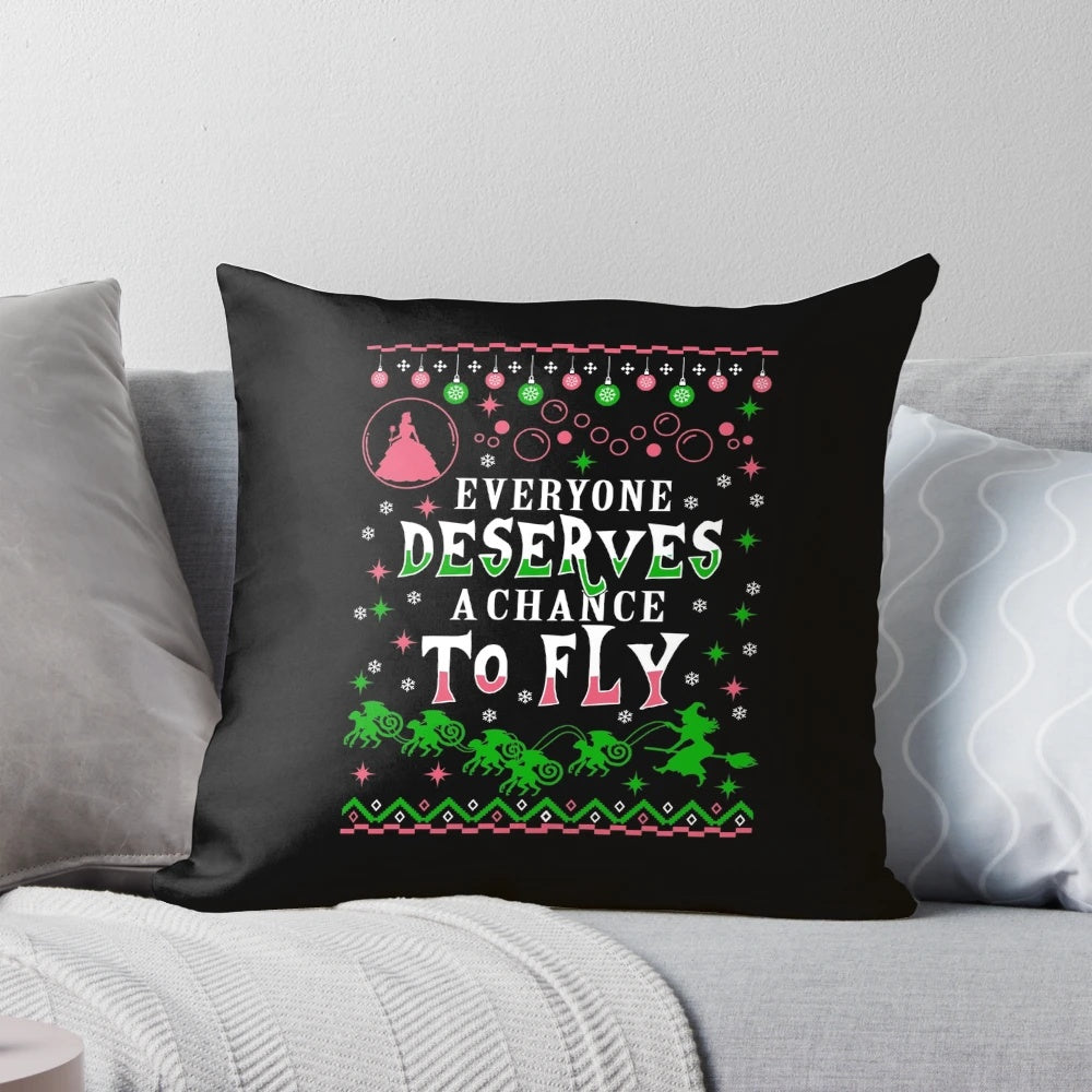 Soft, cozy pillow with theatre and Broadway-inspired design