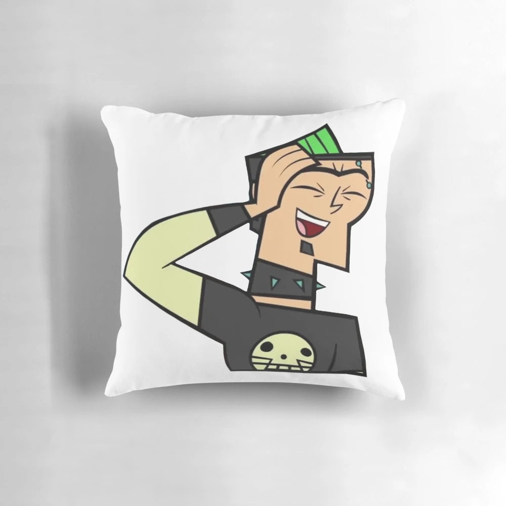 Soft, cuddly Duncan plush pillow from the popular cartoon TV series Total Drama Island