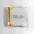 Soft pillow with a built-in rechargeable battery pack for electronics
