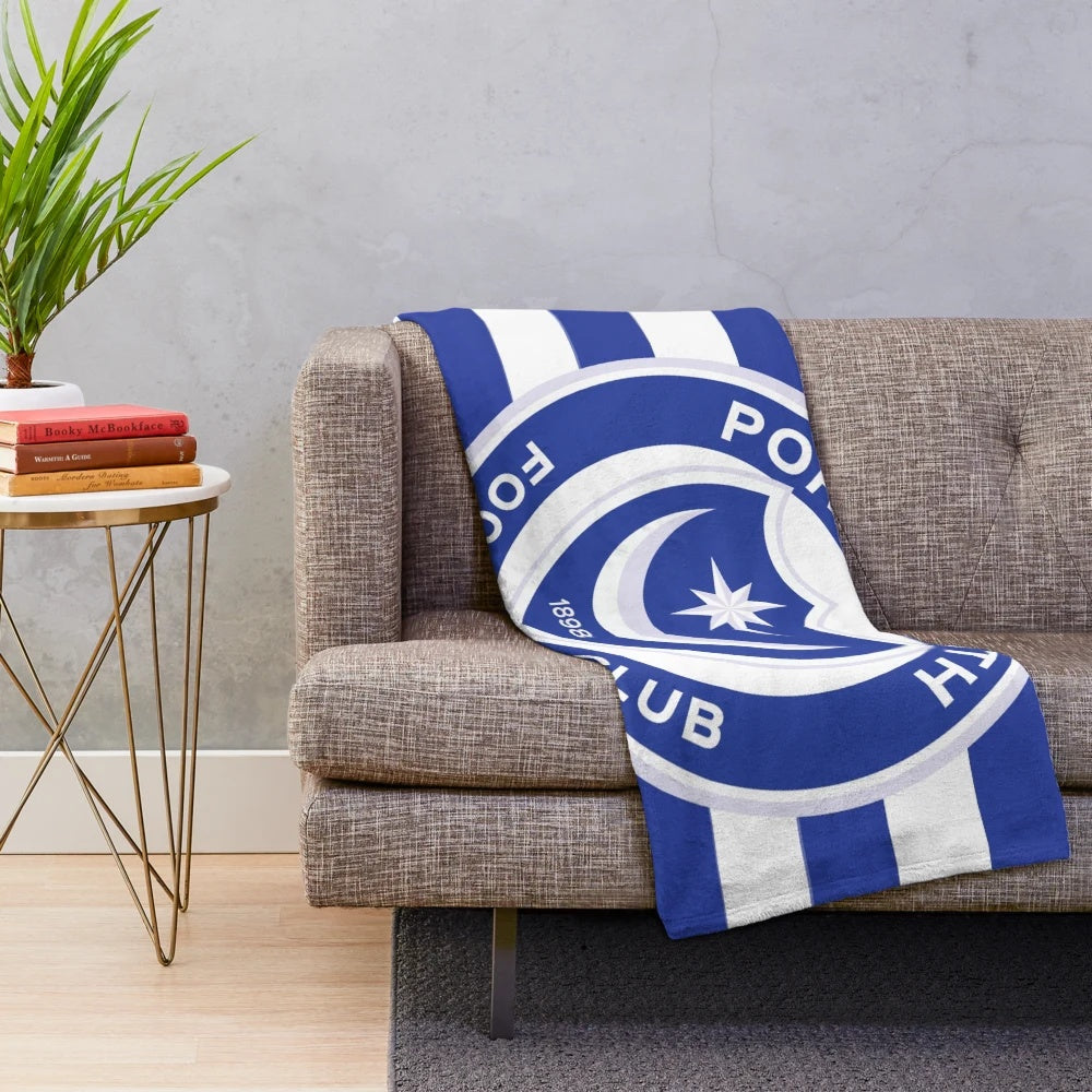 Plush Portsmouth FC Themed Blanket