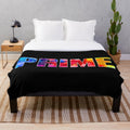 Prime sports-inspired plush blanket