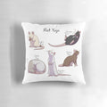 A cozy and supportive yoga pillow featuring a cute rat design, perfect for your furry friend's yoga practice.