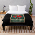 Plush blanket featuring a samurai warrior design