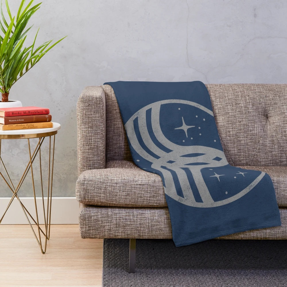 Orville Crest Plush Blanket featuring the Planetary Union logo
