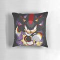 Soft and cuddly plush pillow featuring the character Shadow the Hedgehog from the Sonic the Hedgehog video game series.