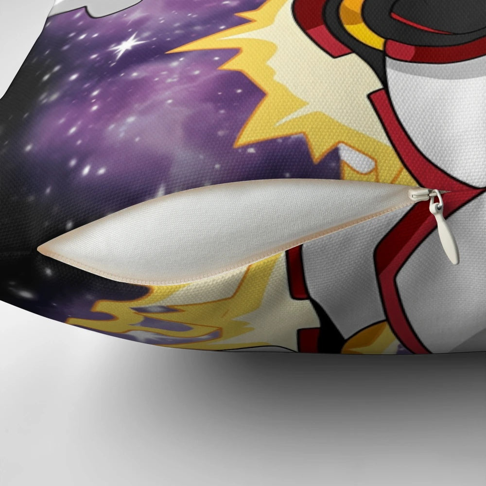 Soft and cuddly plush pillow featuring the character Shadow the Hedgehog from the Sonic the Hedgehog video game series.