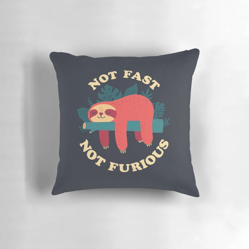 A soft, plush pillow designed with a sloth-inspired design for comfortable and relaxing naps.