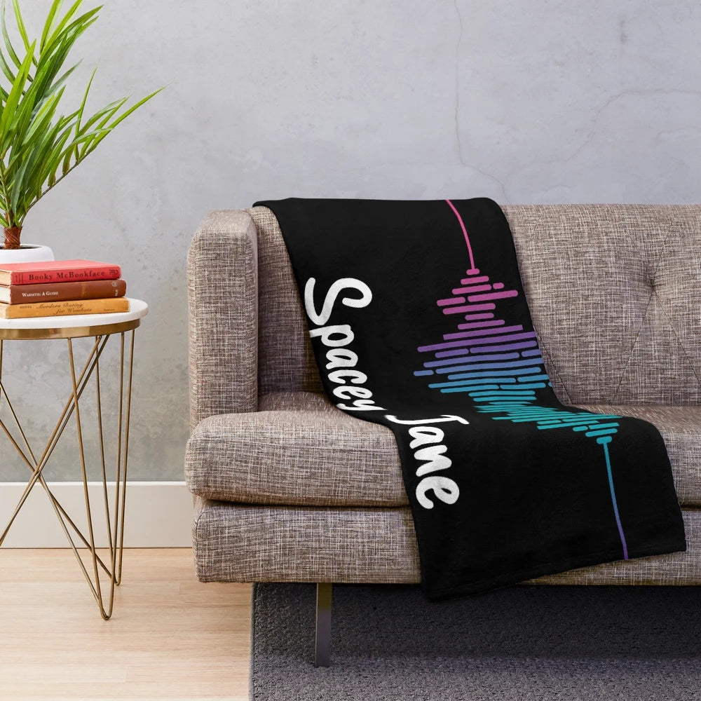 Soft, plush sunlight-colored blanket inspired by the music of Australian indie band Spacey Jane