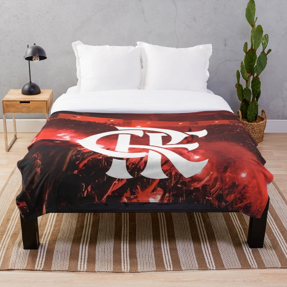 CR Flamengo Plush Blanket for Football Fans