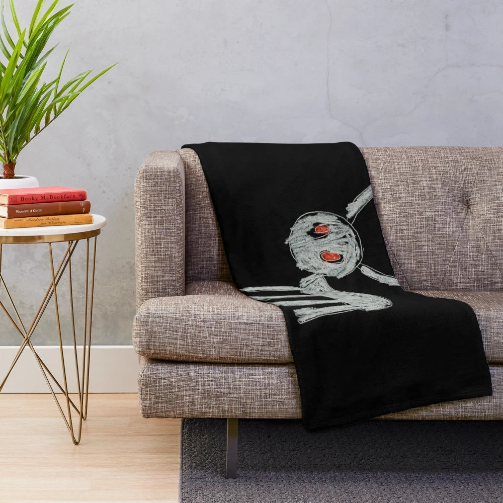 Plush throw blanket featuring the artwork from Drake's "For All The Dogs" album