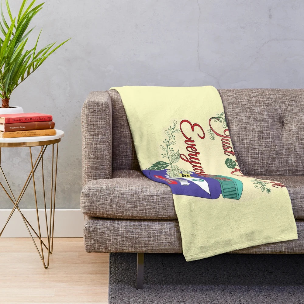 Vicks Vaporub Plush Blanket for Multipurpose Household Use