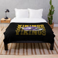 Minnesota Vikings Helmet Plush Blanket