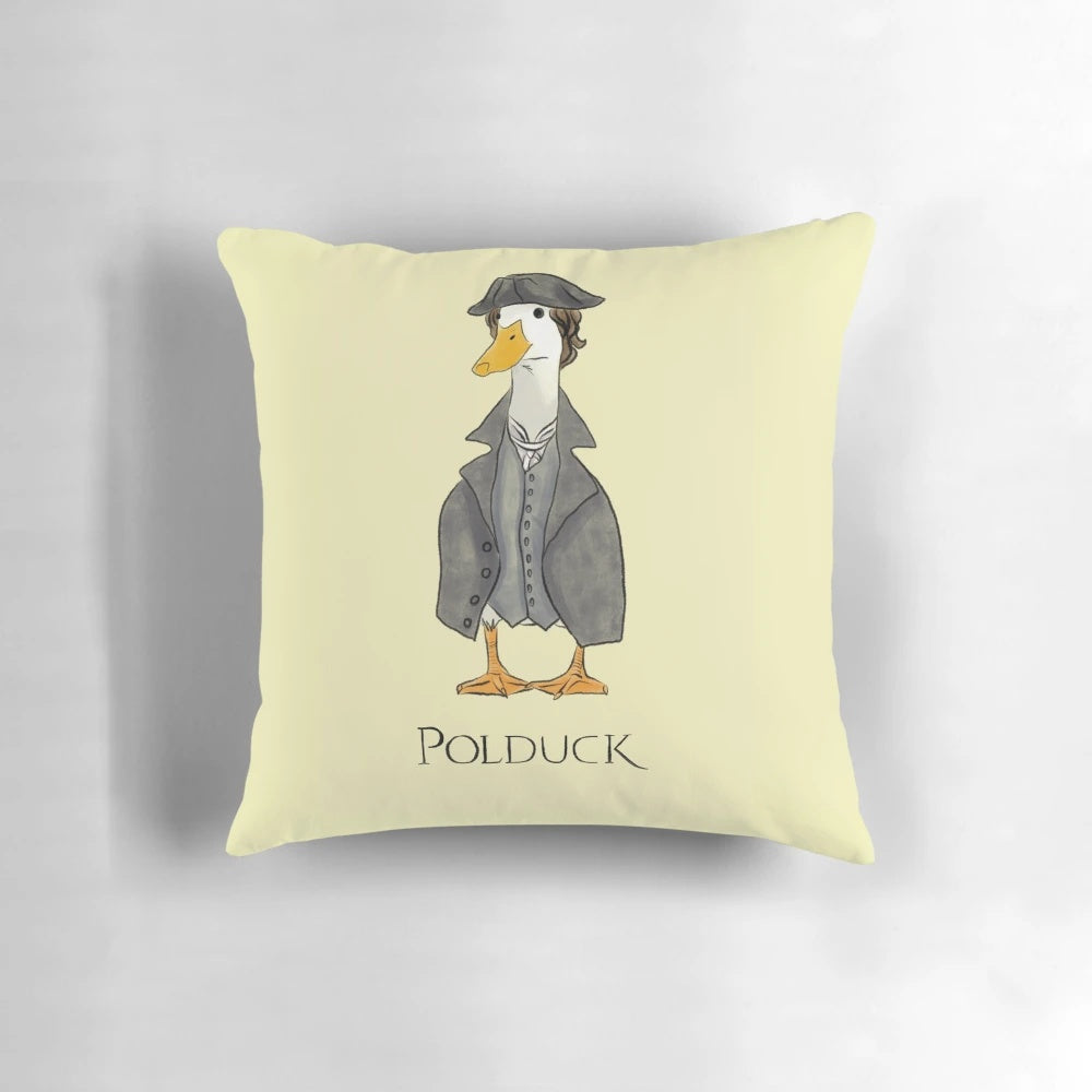 Polduck - A Funny Anthropomorphic Duck Pillow Inspired by BBC's Poldark