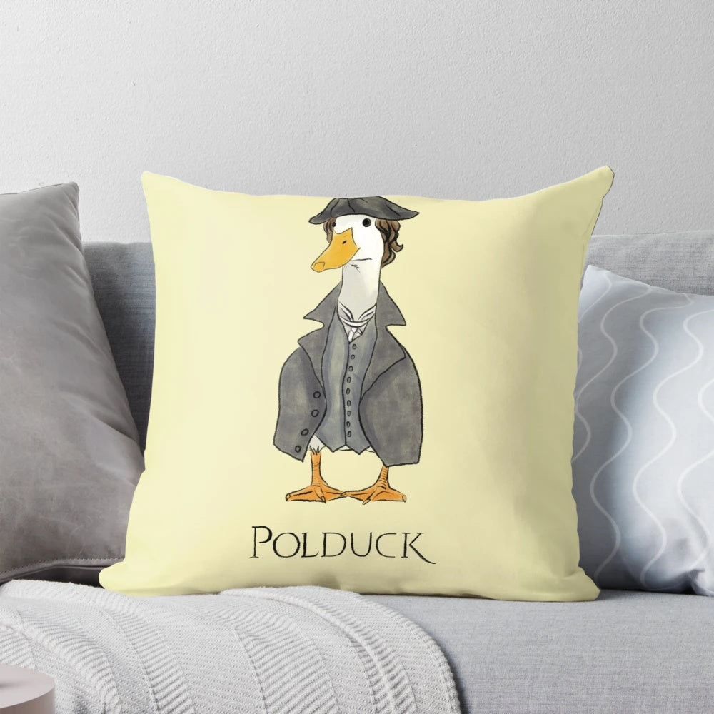 Polduck - A Funny Anthropomorphic Duck Pillow Inspired by BBC's Poldark