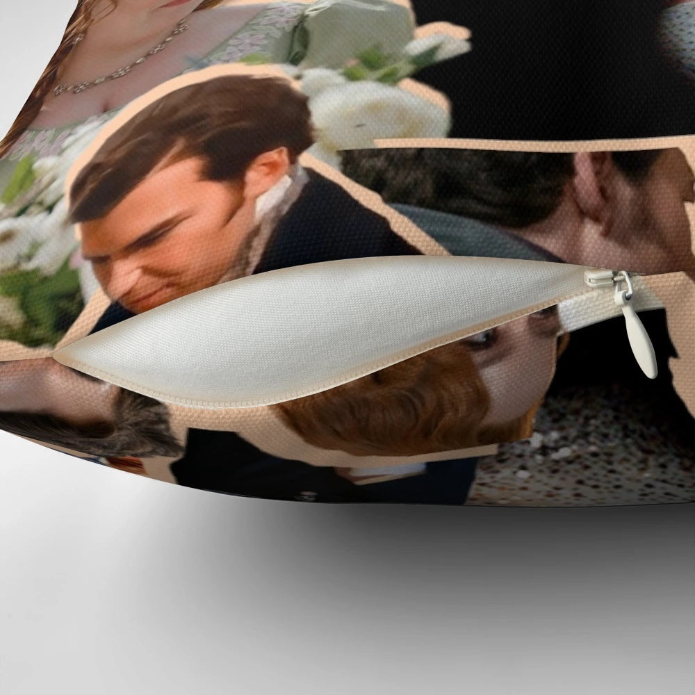 Polin Pillow featuring cute illustrations of characters from a popular TV show