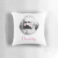 Karl Marx Themed Decorative Pillow