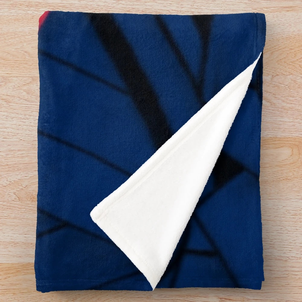 Polynesian tribal flag plush blanket with beautiful and vibrant design