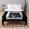 Polyphia inspired plush blanket with band logo and artwork