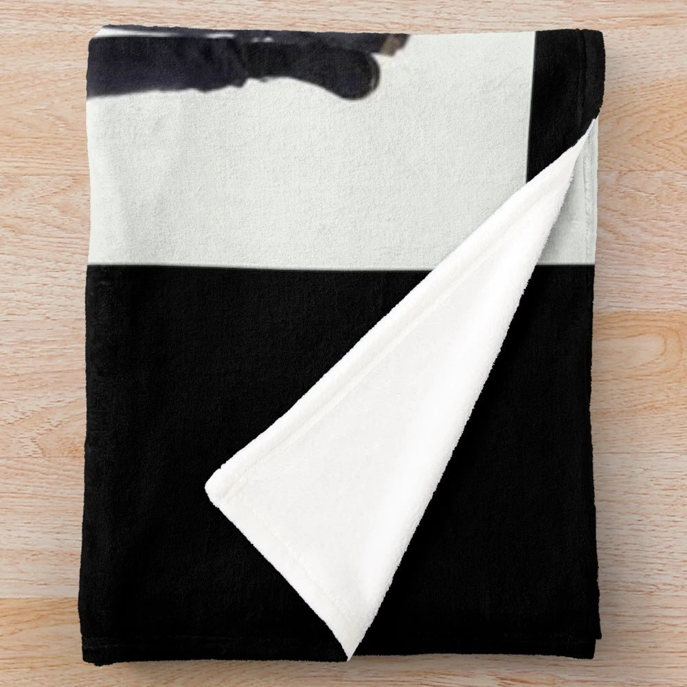 Polyphia inspired plush blanket with band logo and artwork