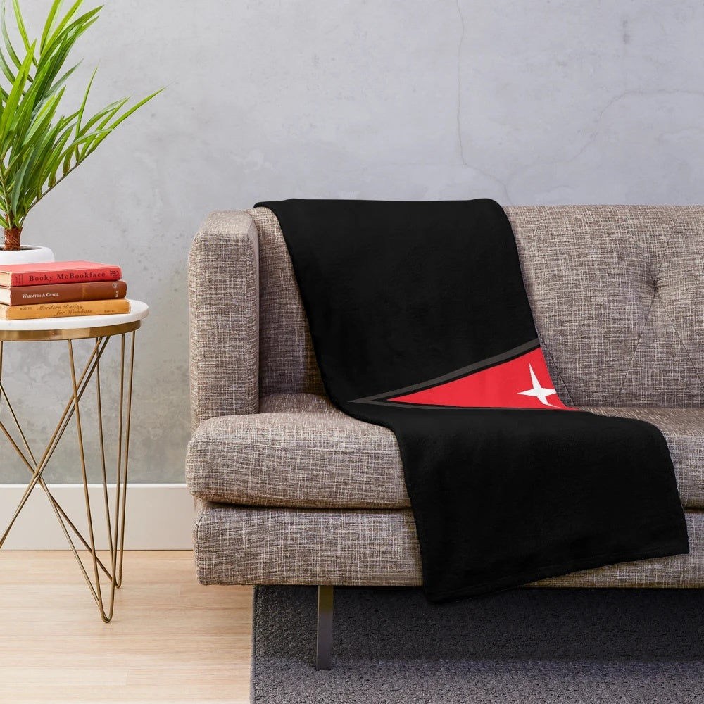 Pontiac-inspired essential plush blanket featuring the iconic Pontiac logo