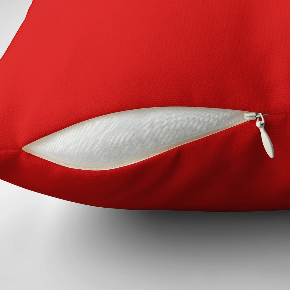 Porsche 928 Coupe Black Pillow featuring the iconic sports car's silhouette and profile