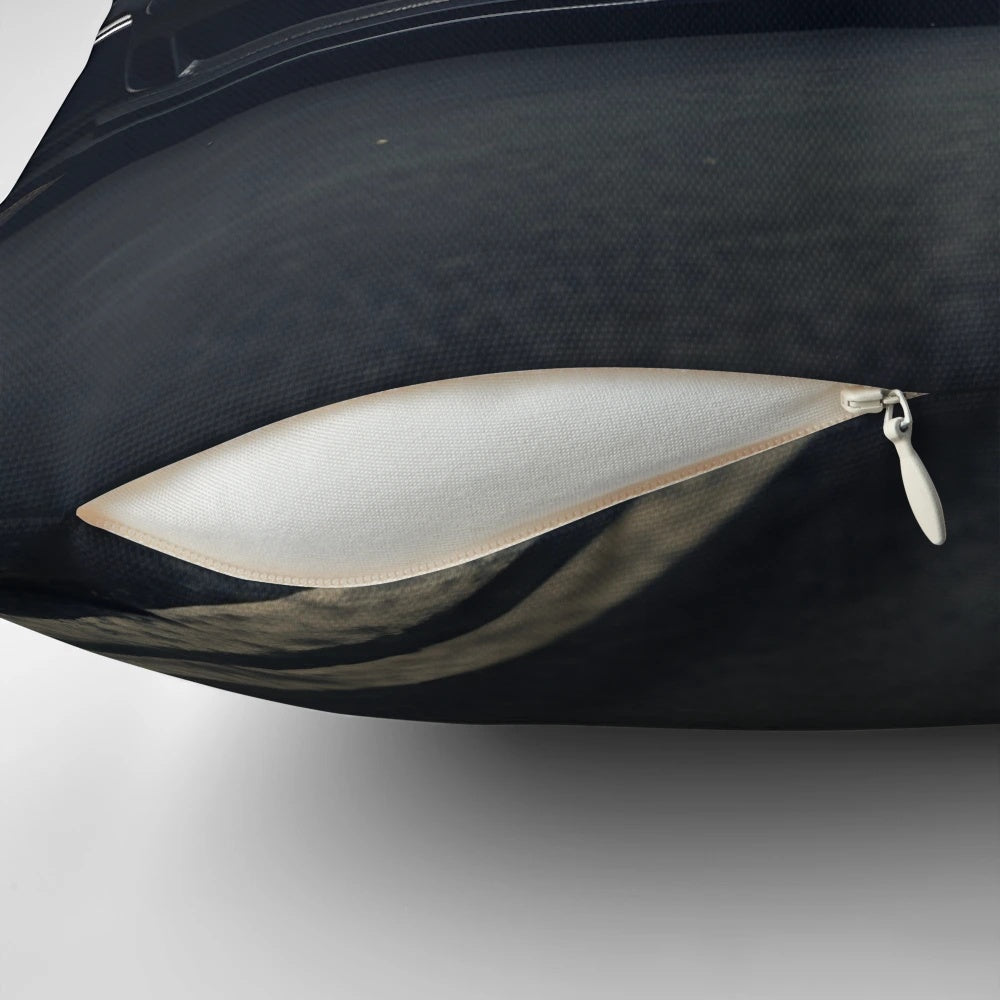 Porsche GT3 RS sports car-themed pillow, featuring the iconic Porsche design and branding