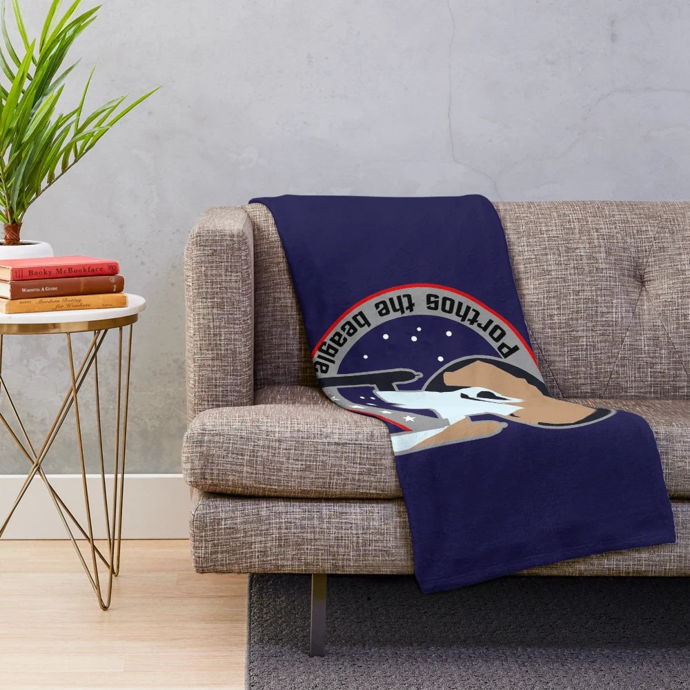 Porthos - Inspired Star Trek Enterprise Plush Blanket