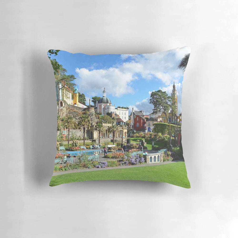 Portmeirion Wales Village Decorative Pillow