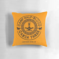 Plush pillow featuring the Poseidon symbol and inspired by the Percy Jackson book series