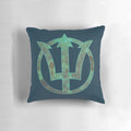 Poseidon Pillow featuring the iconic trident symbol and inspired by the world of Percy Jackson