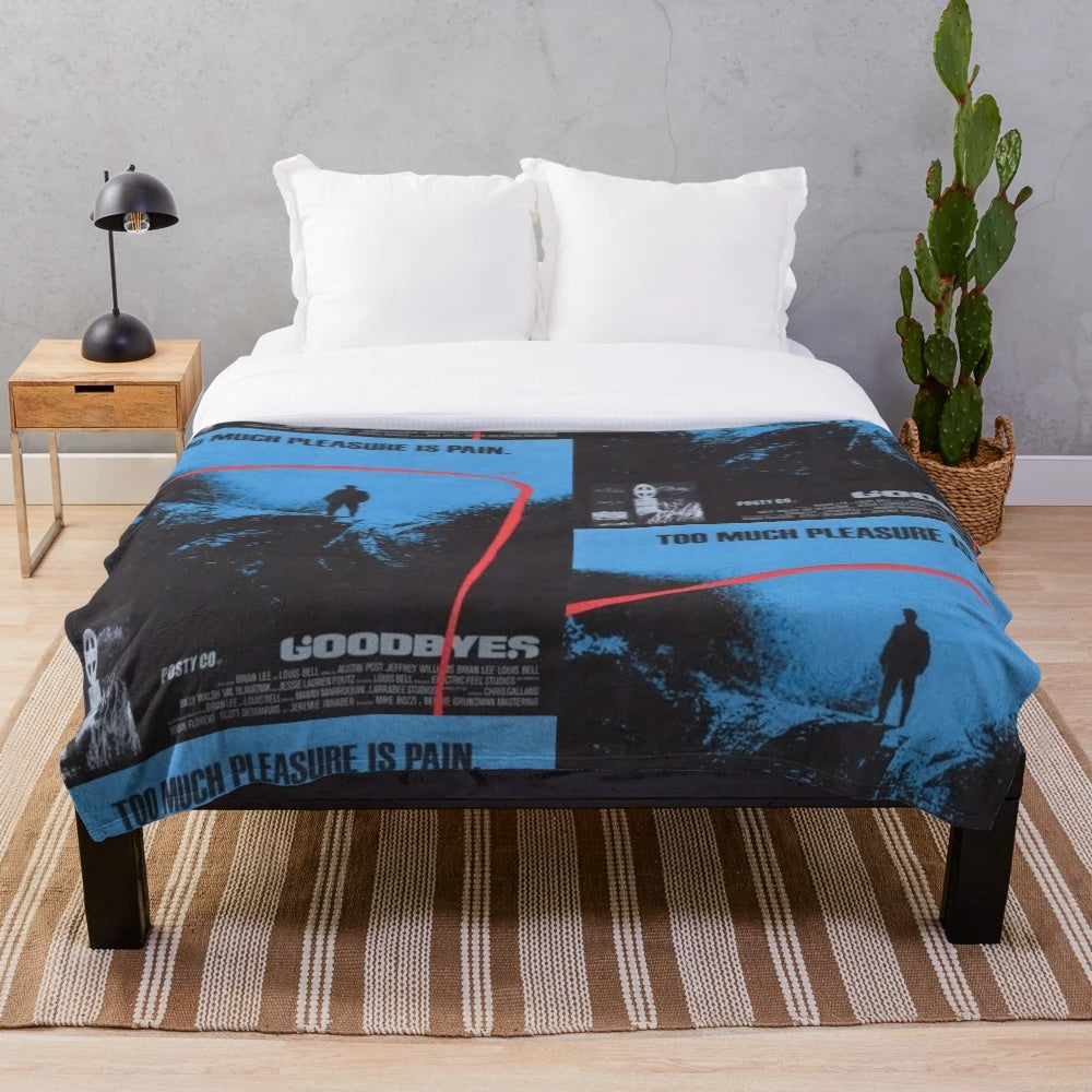 Post Malone Goodbyes Album Artwork Plush Blanket